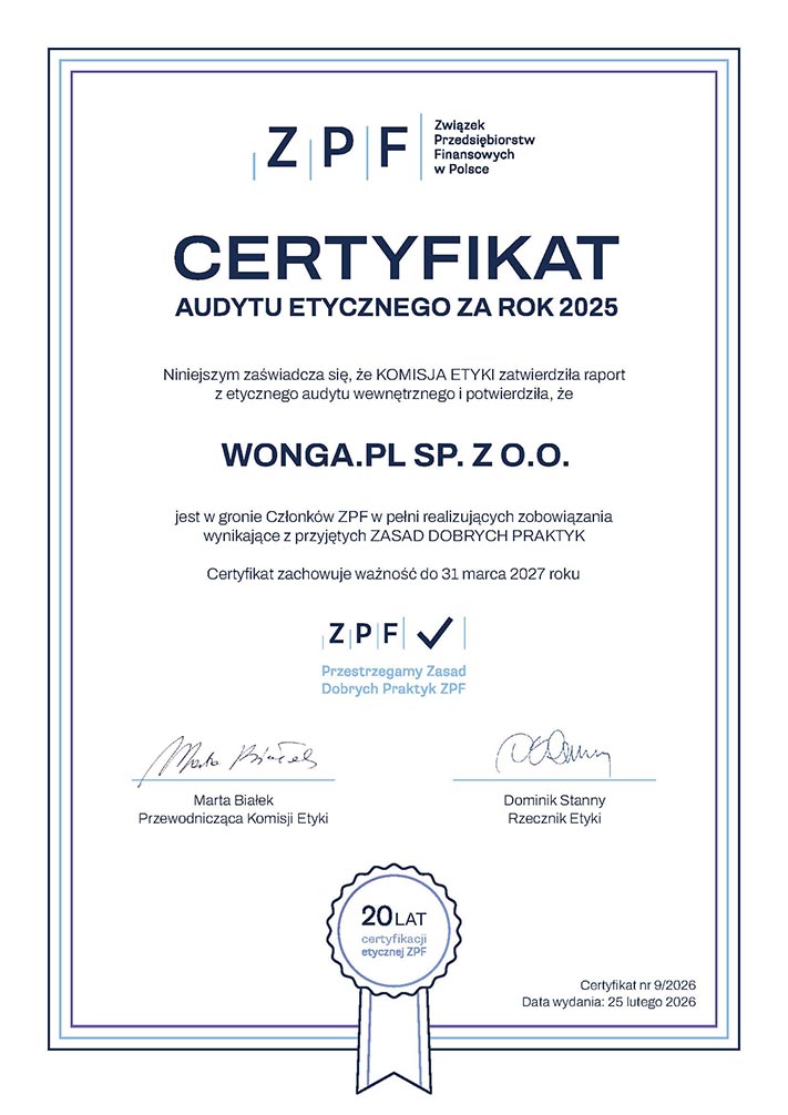 zpf certyfikat